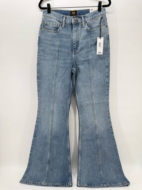 Lee Retro Jeans Womens 29 Flare Leg Bell Bottom Hippie Boho 70s Style NWT